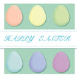 Easter Colourful Eggs Confetti-exploding Greetings Card