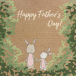 Happy Father's Day Green Confetti-exploding Greetings Card