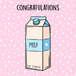 MILF Congrats Confetti-exploding Greetings Card
