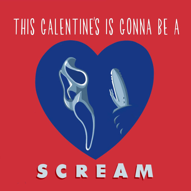 This Galentine's Is Gonna Be A Scream Confetti-exploding Greetings Card