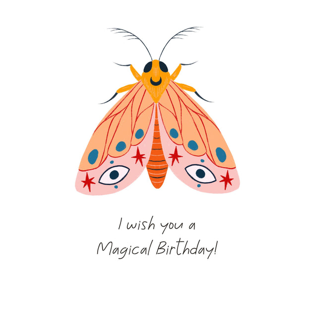 Butterfly Magical Birthday Confetti-exploding Greetings Card