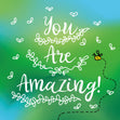 You Are Amazing! Confetti-exploding Greetings Card