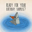Happy Birthday Shark Surprise Confetti-exploding Greetings Card