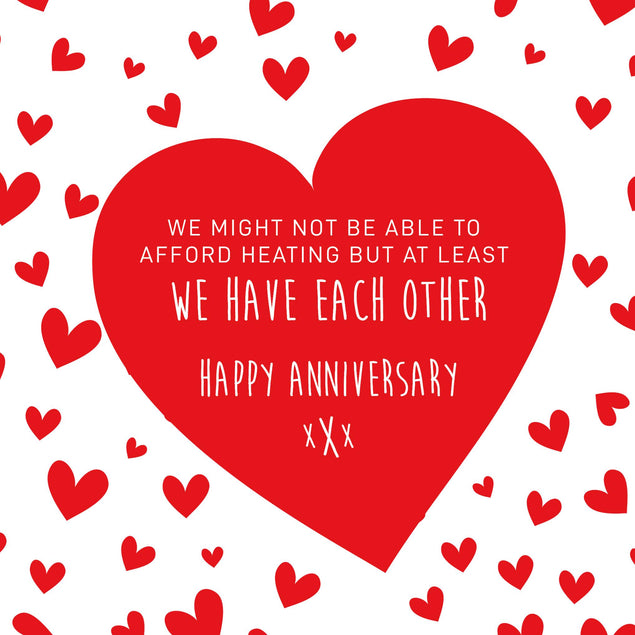 Poor Anniversary Confetti-exploding Greetings Card