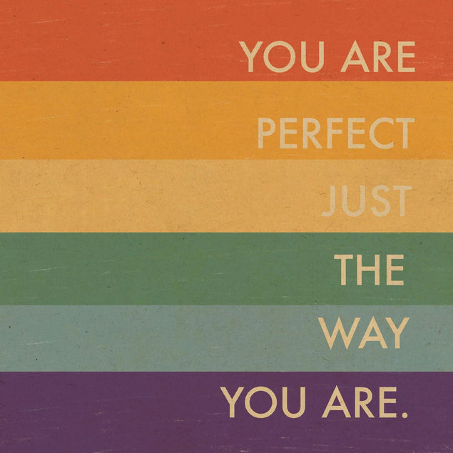 You Are Perfect The Way You Are Confetti-exploding Greetings Card