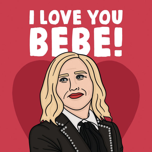 I Love You Bebe Confetti-exploding Greetings Card