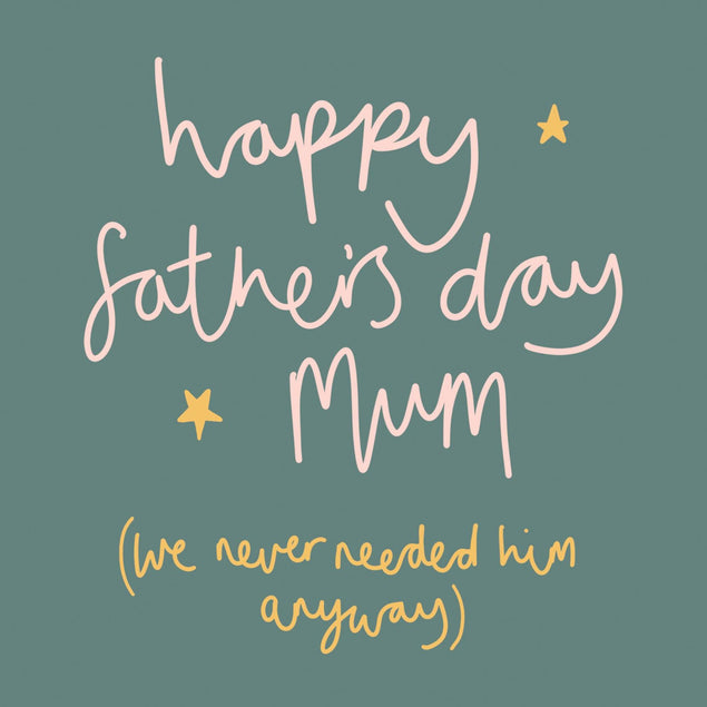 Happy Father's Day Mum Confetti-exploding Greetings Card