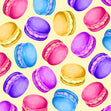 Macarons Confetti-exploding Greetings Card