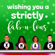 Strictly Fabulous Xmas Confetti-exploding Greetings Card