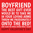 Valentine's Day Best Gift Ever Boyfriend Confetti-exploding Greetings Card