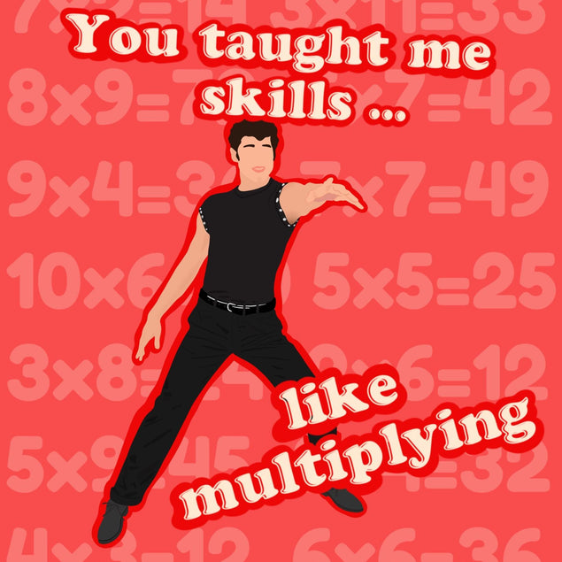 Multiplying Confetti-exploding Greetings Card