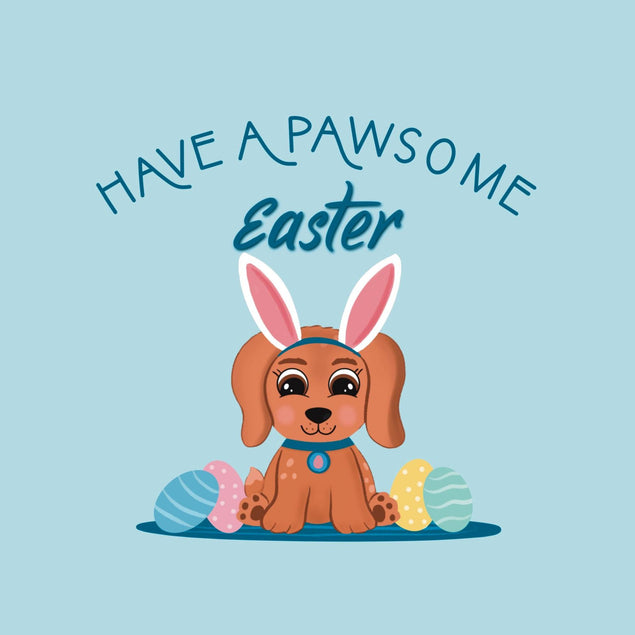 Have A Pawsome Easter Confetti-exploding Greetings Card