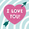 I Love You Big Pink Confetti-exploding Greetings Card