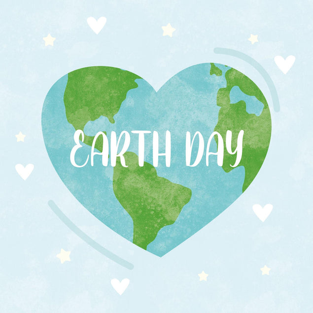 Earth Day Confetti-exploding Greetings Card