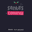Santa's Coming - Randy Old Bastard! Confetti-exploding Greetings Card