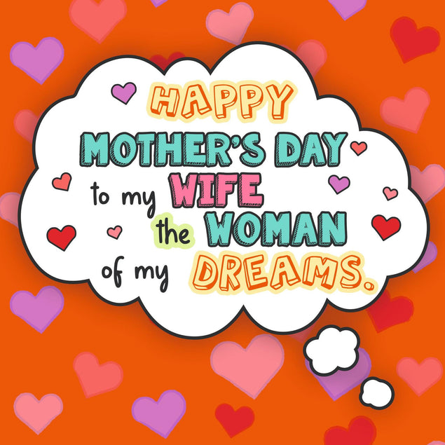 The Woman Of My Dreams Confetti-exploding Greetings Card