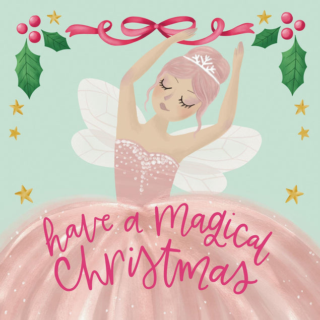 Fairy Christmas Confetti-exploding Greetings Card