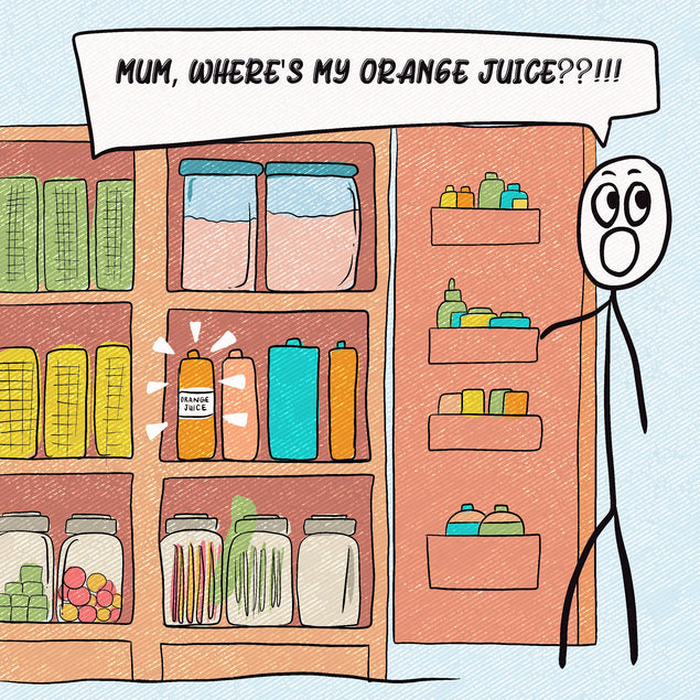 Happy Mother's Day Mum Where Is My Orange Juice Confetti-exploding Greetings Card