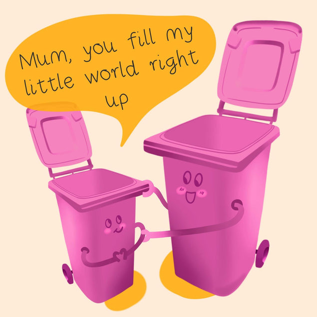 Mum, You Fill My Little World Confetti-exploding Greetings Card