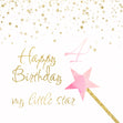 Magic Wand Happy 4th Birthday Star Confetti-exploding Greetings Card