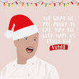 May The Lord Make Us Not Vomit Gordon Ramsey Christmas Confetti-exploding Greetings Card