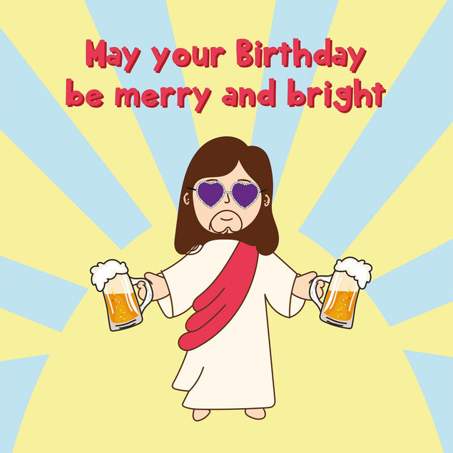 Have A Merry And Bright Birthday Confetti-exploding Greetings Card