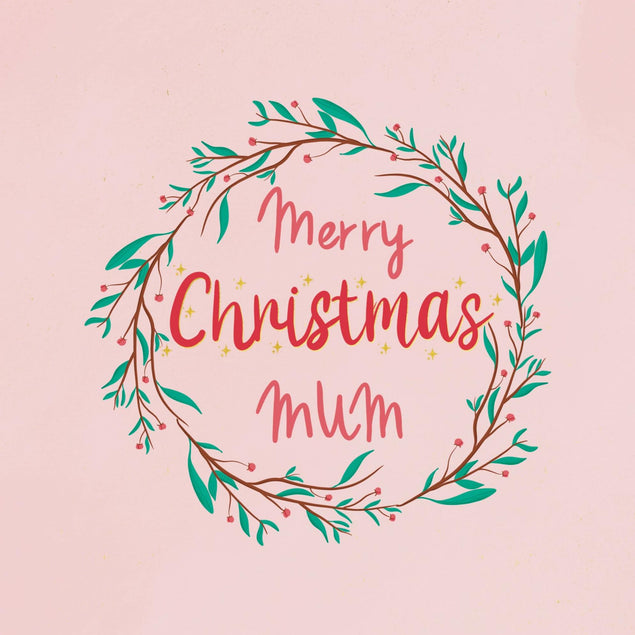 Merry Christmas Mum Confetti-exploding Greetings Card