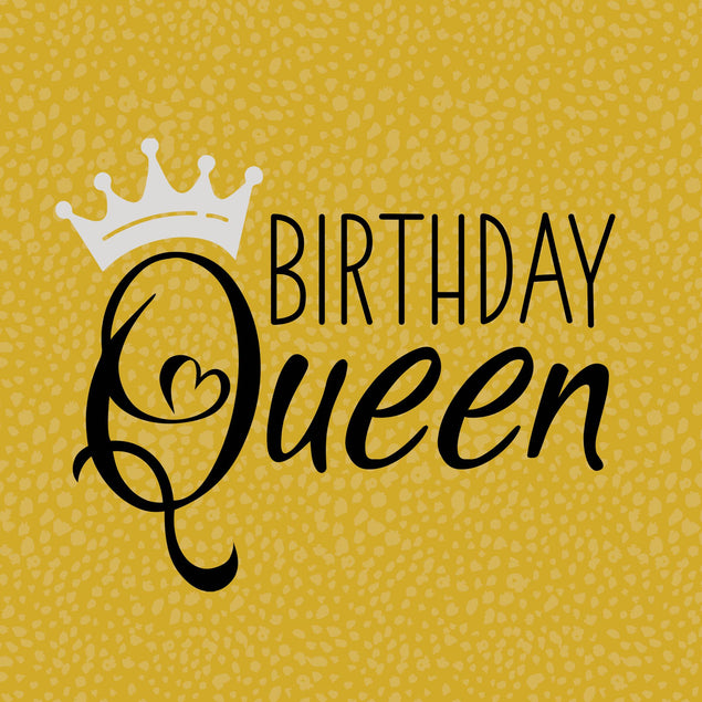 Birthday Queen Confetti-exploding Greetings Card