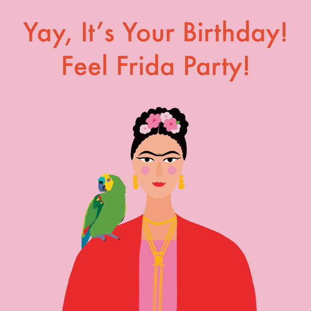 Feel Frida Party! Confetti-exploding Greetings Card