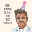 Gordon Ramsay Birthday Confetti-exploding Greetings Card