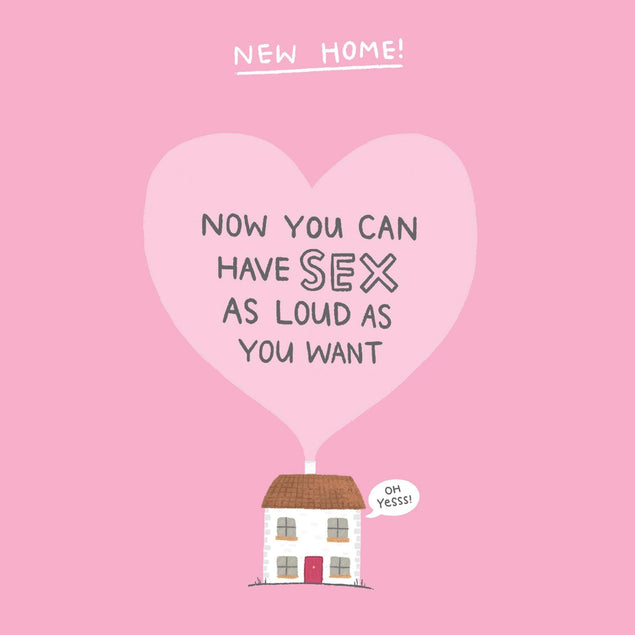New Home! Confetti-exploding Greetings Card