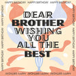 Milkshake Happy Birthday Brother Confetti-exploding Greetings Card