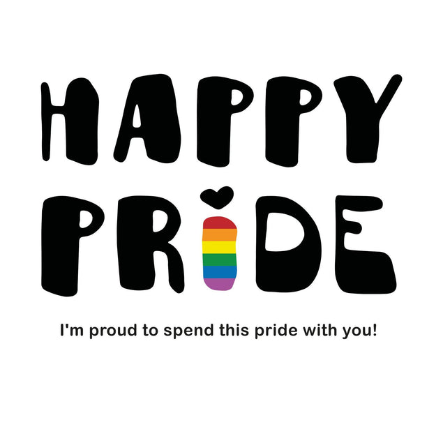 Happy Pride With You Confetti-exploding Greetings Card