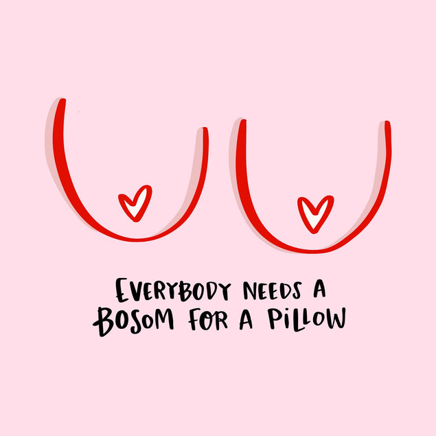 Bosom For A Pillow Valentine's Day Confetti-exploding Greetings Card