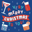 A Very Merry Christmas To You Confetti-exploding Greetings Card
