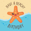 Have A Beachy Birthday Confetti-exploding Greetings Card