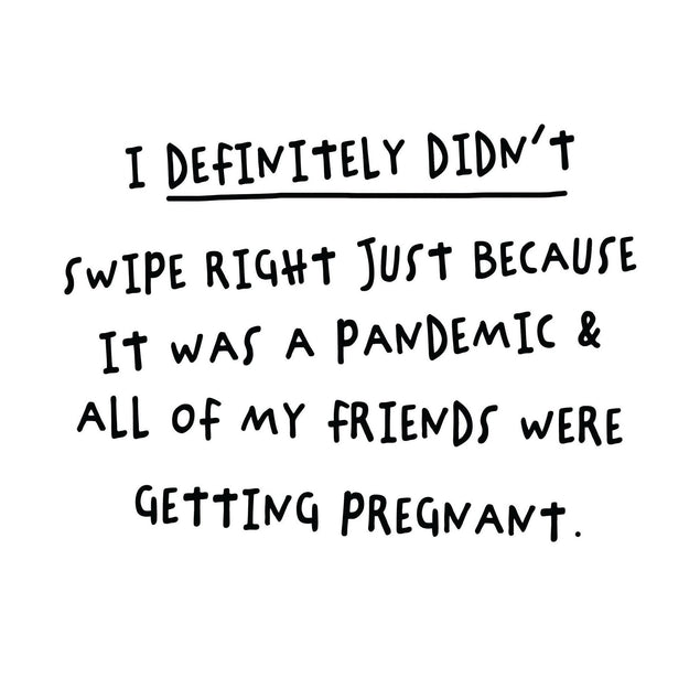 Pandemic Pregnant Friends Confetti-exploding Greetings Card