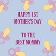 To The Best Mommy Confetti-exploding Greetings Card