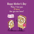 Mum, I Love You S'more Mother's Day Confetti-exploding Greetings Card
