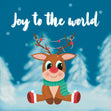 Joy To The World Christmas Confetti-exploding Greetings Card