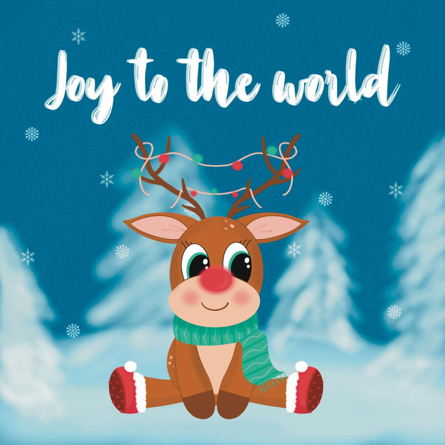 Joy To The World Christmas Confetti-exploding Greetings Card