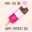 Mum, You Are FAB! Confetti-exploding Greetings Card
