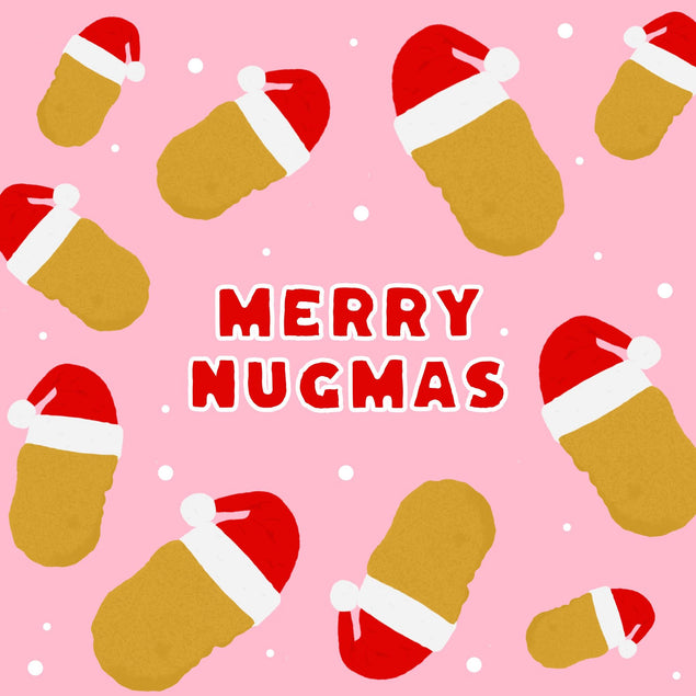 Merry Nugmas Confetti-exploding Greetings Card