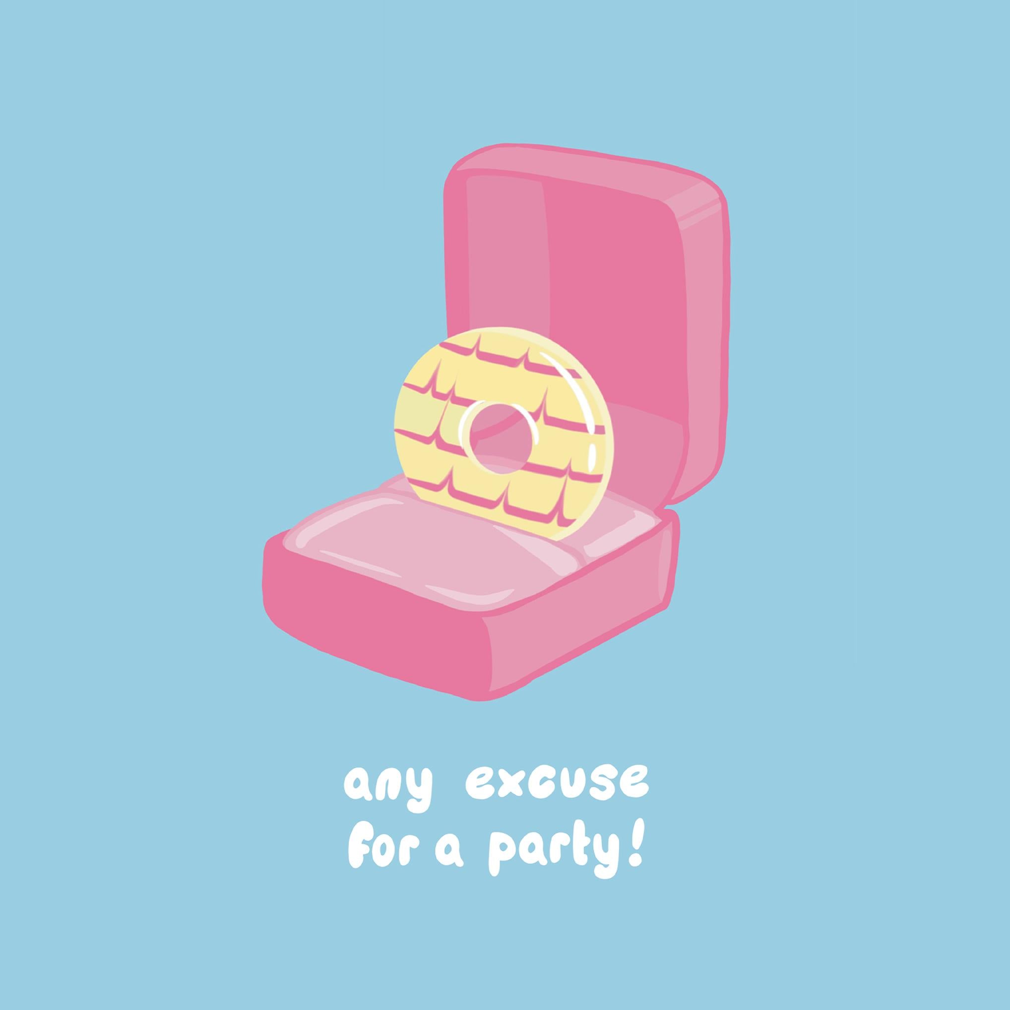 Any Excuse For A Party Engagement Confetti-exploding Greetings Card – Boomf