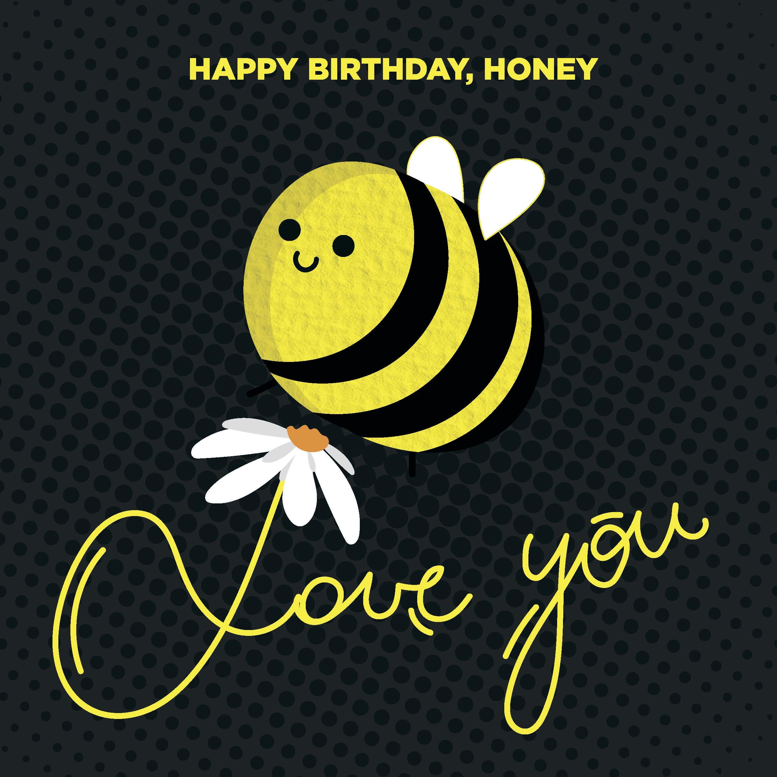 Happy Birthday Honey Confetti-exploding Greetings Card – Boomf