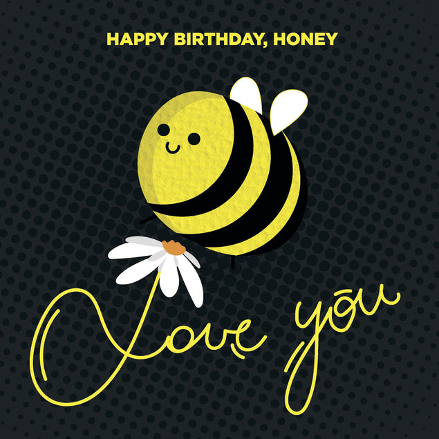 Happy Birthday Honey Confetti-exploding Greetings Card
