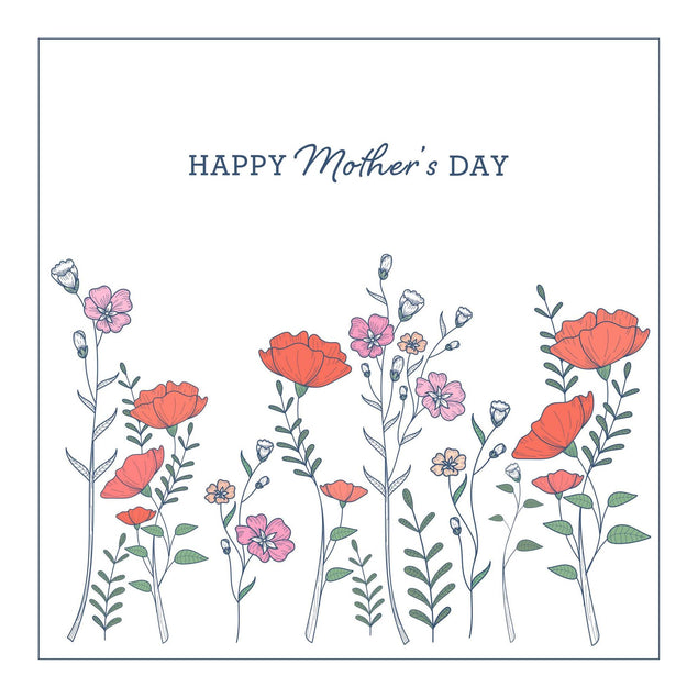Happy Mother's Day Flowers Confetti-exploding Greetings Card
