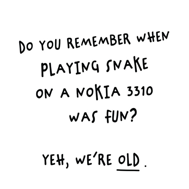 Snake Nokia 3310 Confetti-exploding Greetings Card