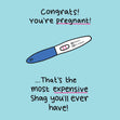 Congrats! You?re Pregnant! Confetti-exploding Greetings Card