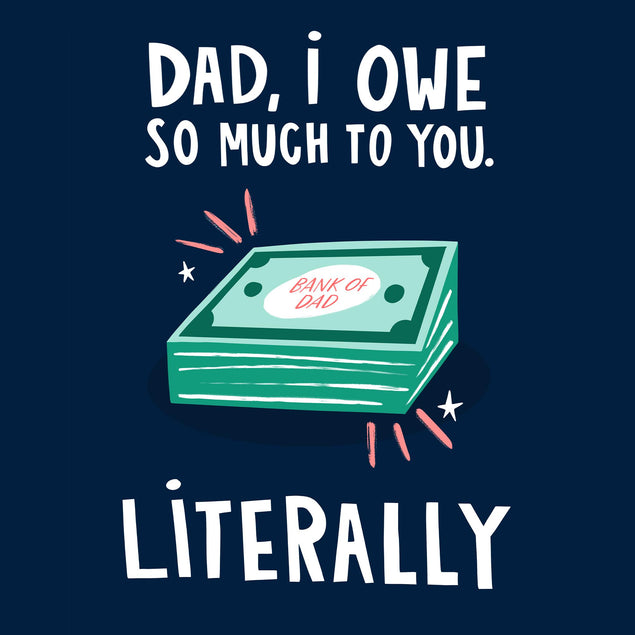 Bank Of Dad Father’s Day Confetti-exploding Greetings Card